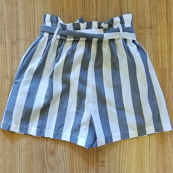 Stripped Cotton Shorts - Picture 2 of 3